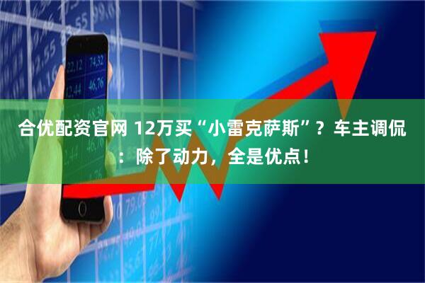 合优配资官网 12万买“小雷克萨斯”？车主调侃：除了动力，全是优点！